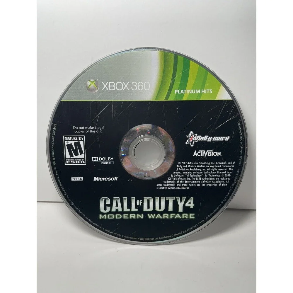 Call of Duty 4: Modern Warfare Platinum (Xbox 360) Tested